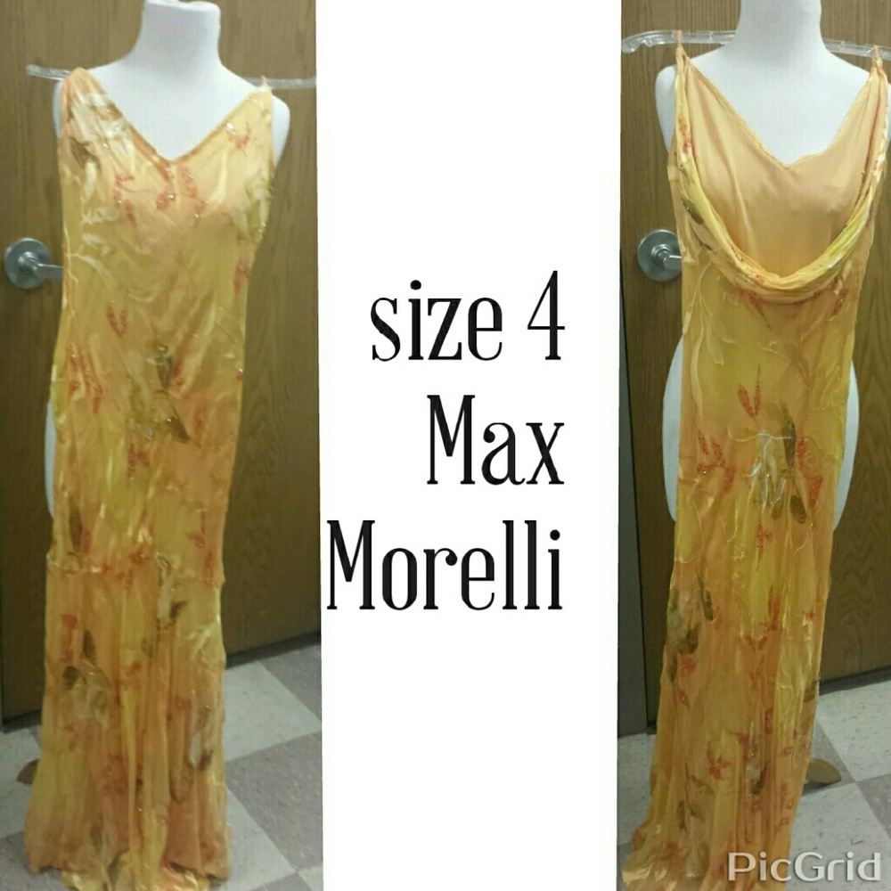 Size 4 Boho Max Morelli silk dress